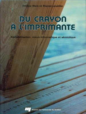 cover image of Du crayon à l'imprimante